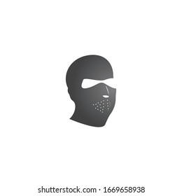 Enmascarar ilustración vectorial de imagen humana 