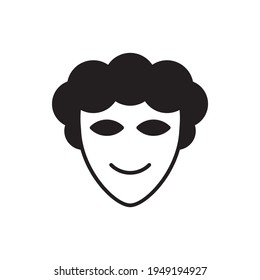 Face masks Vector Solid Illustration Style Icon. EPS 10 File