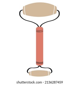Gesichtsmassagewerkzeug. Doodle Gua Sha Roller.
