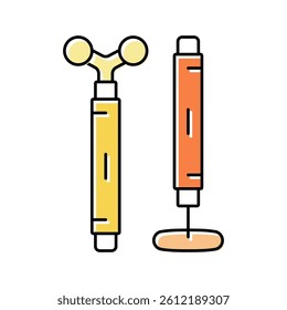 face massager color icon vector. face massager sign. isolated symbol illustration