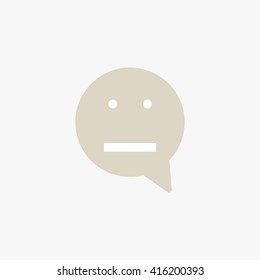 Face message icon.Vector illustrator.