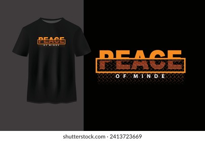  Face Of Minde typography t-shirt design With Mockup 