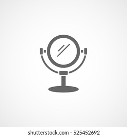 Face Mirror Flat Icon On White Background