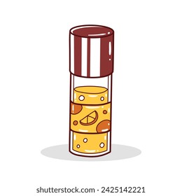 Face mist hand-drawn element vector illustration