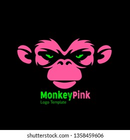 face monkey logo template