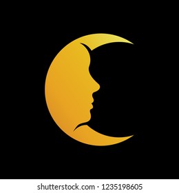 Face Moon Logo