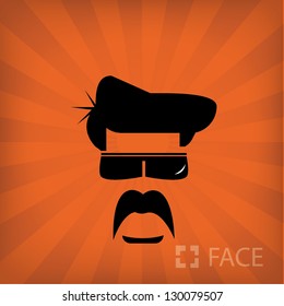 face with mustaches 2