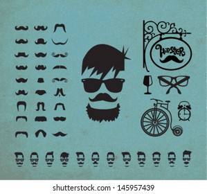 Face with Mustaches (hipster)