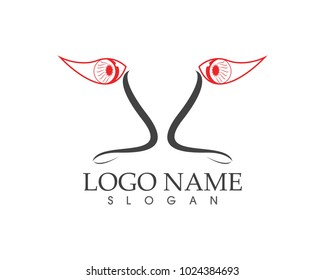 Face nose icon logo design