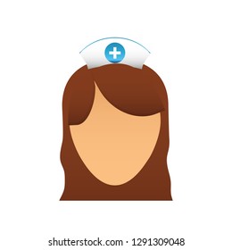 face nurse icon image design