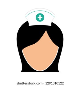 face nurse icon image design