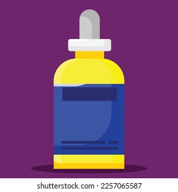 Face oil icon. Subtable to place on Skincare, face,etc.