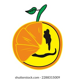 Ropa de parches de Face Orange Patch V64, diseño urbano Colores negros y amarillos Uso comercial