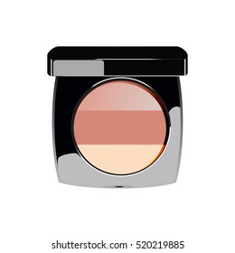 Face Palette. Vector Illustration.