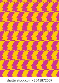 face Pattern seamless. face Background. faces ornament