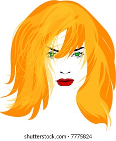 face of perfect woman