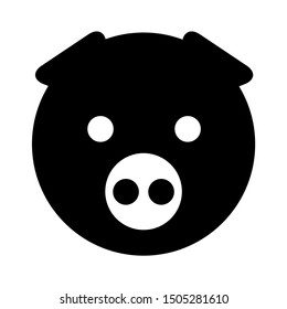 face pig icon - From pets, vet and veterinary icons, Animal icons