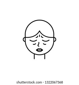 face, plastic surgery icon. Element of plastic surgery for mobile concept and web apps icon. Thin line icon for website design and development, app development