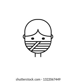 face, plastic surgery icon. Element of plastic surgery for mobile concept and web apps icon. Thin line icon for website design and development, app development