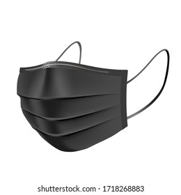 Face pollution mask, for medical and dust pm2.5, danger protection or health disease cough breath protective devices allergy for hospital