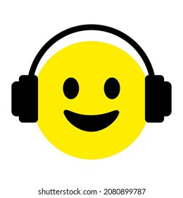 Enfrentar emociones positivas. Ilustración del icono del vector.
