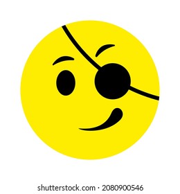 Enfrentar emociones positivas. Ilustración del icono del vector.