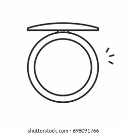 Face powder icon