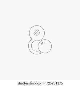 Face powder icon
