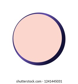 Face powder vector. Beauty tools, cosmetics