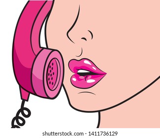 face profile using the telephone