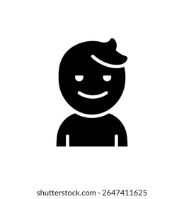 Face With Quirky Expression And Uneven Smile Playful Mood