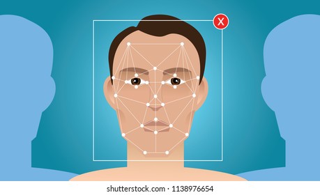 13,168 Face recognition vector Images, Stock Photos & Vectors ...