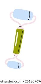 Face roller hand drawn massager