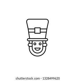 face, saint Patrick, Ireland icon. Element of Ireland culture icon. Thin line icon for website design and development, app development. Premium icon