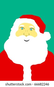 Face of Santa Claus vector