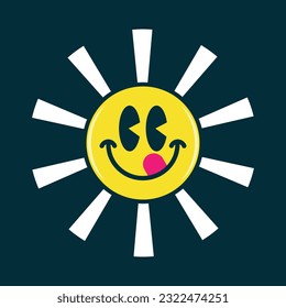 Face savoring food emoji vector illustration design editable and resizable 
