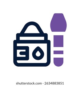 face scrub duotone icon. Sleek and modern vector icon for websites, mobile apps, marketing materials, and corporate design. Fully scalable and ready to use.