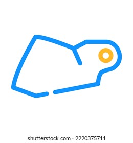 face shield motorcycle color icon vector. face shield motorcycle sign. isolated symbol illustration