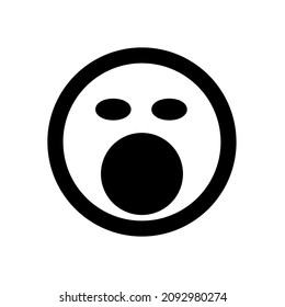 Icono de choque facial aislado en fondo blanco