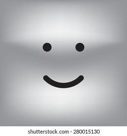 Face sign icon, vector illustration. Flat design style