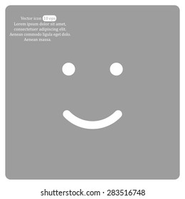 Face sign icon, vector illustration. Flat design style