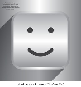 Face sign icon, vector illustration. Flat design style