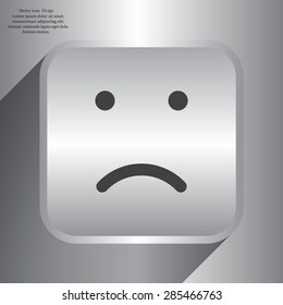 Face sign icon, vector illustration. Flat design style