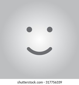 Face sign icon, vector illustration. Flat design style
