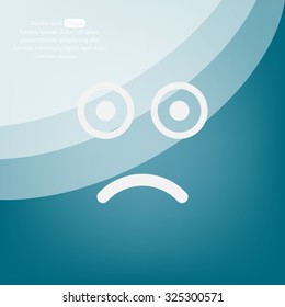 Face sign icon, vector illustration. Flat design style
