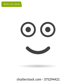 Face sign icon, vector illustration. Flat design style