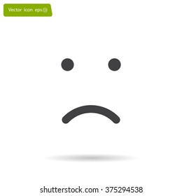 Face sign icon, vector illustration. Flat design style