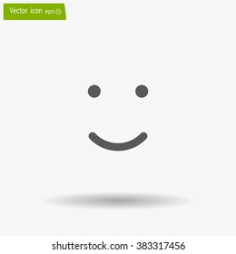 Face sign icon, vector illustration. Flat design style