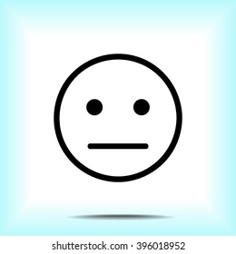 Face Sign Icon Vector Illustration Flat Stock Vector (Royalty Free ...