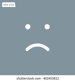 Face sign icon, vector illustration. Flat design style